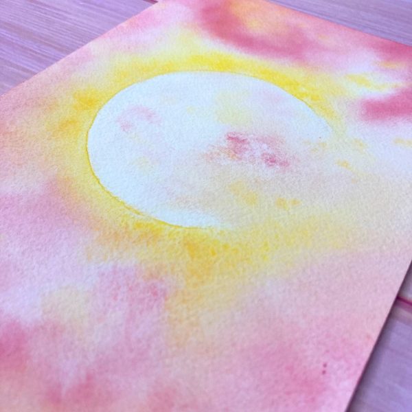 aquarelle-douce-lune-3 Aquarelle intuitive féminine Douce lune
